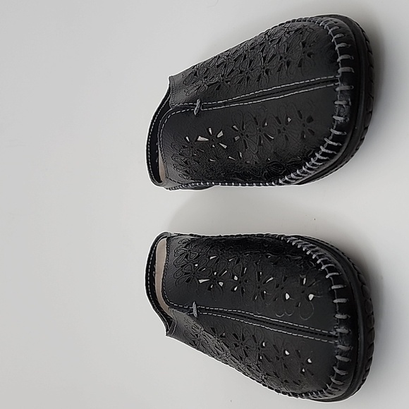 NWOT SPRING STEP GENUINE LEATHER  PARRE CLOG Size 40 US 9 - Picture 2 of 9